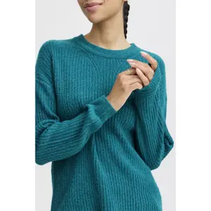 Damski sweter z okrągłym dekoltem b.young Onema image-6