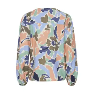 Camicia donna con scollo a V b.young Ihamma image-1