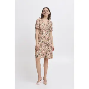 Vestido com decote em V feminino b.young Bymmjoella 3 image-3