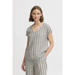 Blusa de gola redonda para mulher b.young Falakka image-1