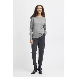 Damski sweter z okrągłym dekoltem b.young Nonina 2 image-1