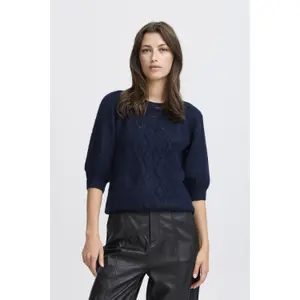 Damski sweter z krótkim rękawem b.young Oksana image-1