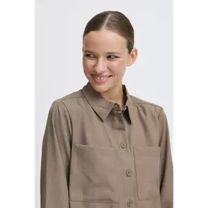 Camisa de manga comprida feminina b.young Mmiddde image-5
