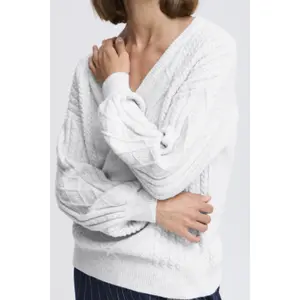 Women's V-neck sweater b.young Medi image-2