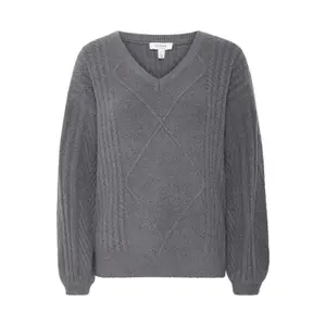 Women's V-neck sweater b.young Medi image-0