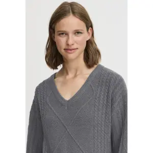 Women's V-neck sweater b.young Medi image-5