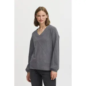 Women's V-neck sweater b.young Medi image-1