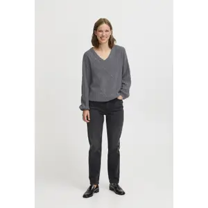 Women's V-neck sweater b.young Medi image-2