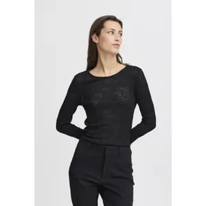 T-shirt de manga comprida feminina b.young Lace image-1