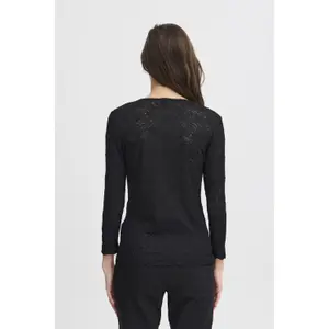 T-shirt de manga comprida feminina b.young Lace image-2