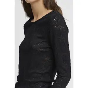 T-shirt de manga comprida feminina b.young Lace image-4