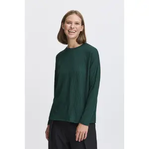 T-shirt de manga comprida feminina b.young Perlina V Jersey image-2