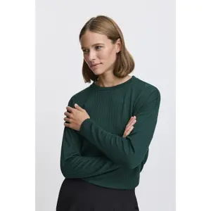 T-shirt de manga comprida feminina b.young Perlina V Jersey image-5