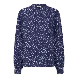 Blusa de babado feminina b.young Byjosa AOP image-0