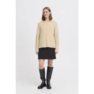 Women's V-neck sweater b.young Omea image-1