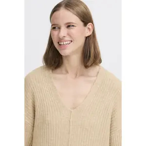 Women's V-neck sweater b.young Omea image-5