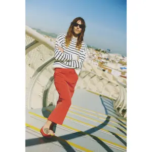 Gestreifter Pullover Damen b.young Nagla image-3