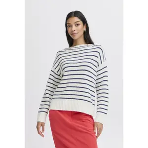 Gestreifter Pullover Damen b.young Nagla image-2