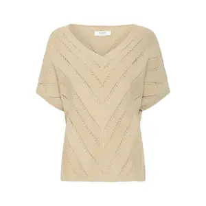Damen V-Ausschnitt Pulli b.young Bynajo image-0