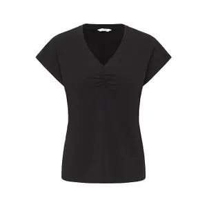 Damska koszulka z dekoltem w szpic b.young Pandinna image-0