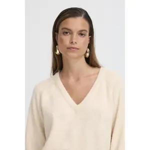 Damen V-Ausschnitt Pulli b.young Omea 2 image-6