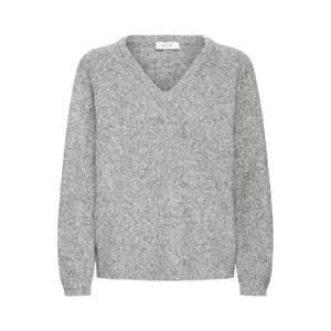 Damen V-Ausschnitt Pulli b.young Omea 2 image-0