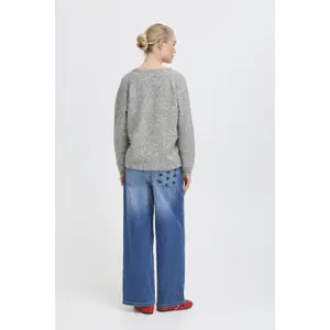 Damen V-Ausschnitt Pulli b.young Omea 2 image-4