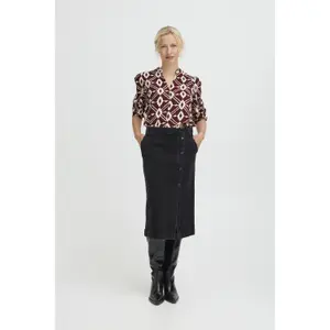 Damen V-Ausschnitt Bluse b.young Kaia image-1