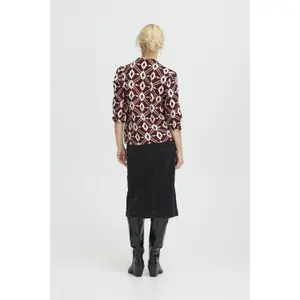 Damen V-Ausschnitt Bluse b.young Kaia image-6