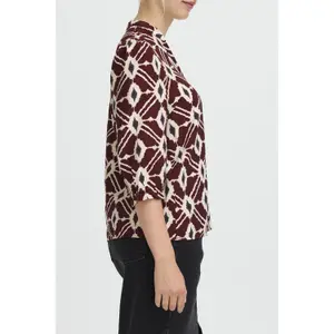 Damen V-Ausschnitt Bluse b.young Kaia image-4