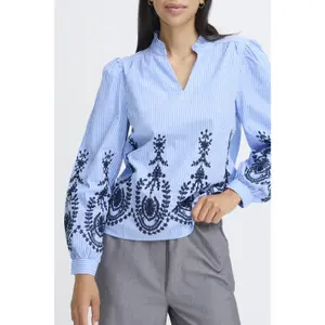 Bluse til kvinder b.young Fausta image-4