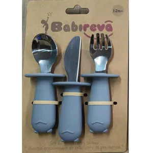 Couverts d'apprentissage bébé Babireva (x3)