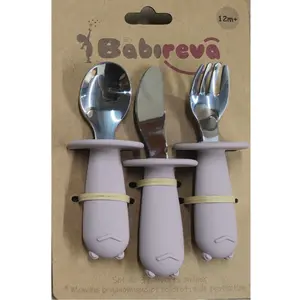 Couverts d'apprentissage bébé Babireva (x3)