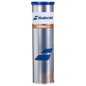 Tube of 4 tennis balls Babolat Team Clay