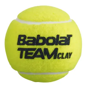 Tube of 4 tennis balls Babolat Team Clay image-1