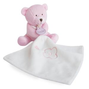 Candy bear plush toy with blanket Baby Nat' image-1
