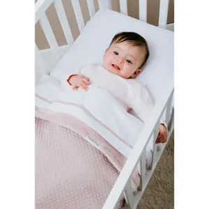 Crib Blanket Baby Girl Baby's Only Teddy Sky image-2