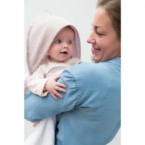 Baby Girl Bath Cape Baby's Only Sparkle image-1