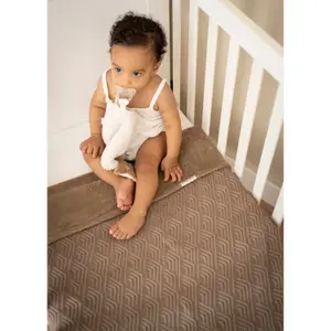 Baby Cradle Blanket Baby's Only Teddy Sierra image-1