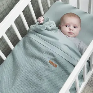 Cot Sheet Baby Baby's Only Stonegreen 40x80 cm image-3