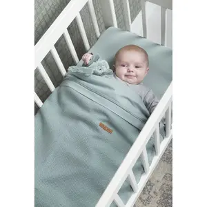 Cot Sheet Baby Baby's Only Stonegreen 40x80 cm image-2