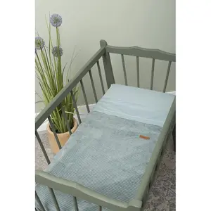 Cot Sheet Baby Baby's Only Stonegreen 40x80 cm image-1