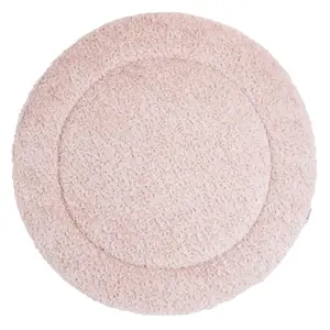 Round Playmat Baby Girl Baby's Only Snow image-0