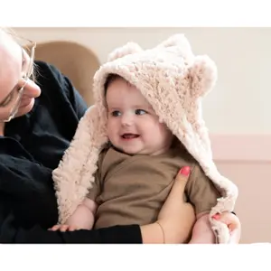 Swaddle Blanket for Baby Girl Baby's Only Snow image-1