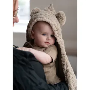 Baby Swaddle Blanket Baby's Only Snow image-1