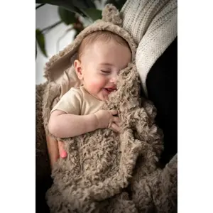 Baby Swaddle Blanket Baby's Only Snow image-3