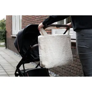 Borsa porta pannolini con astuccio per neonato Baby's Only Snow image-4