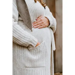 Women's Maternity Cardigan Baby's Only Glow image-2