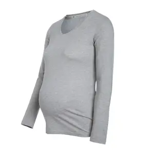 Women's Long Sleeve Maternity T-Shirt Baby's Only Glow image-1