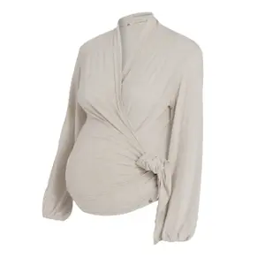 Women's Maternity Wrap Top Baby's Only Glow image-2